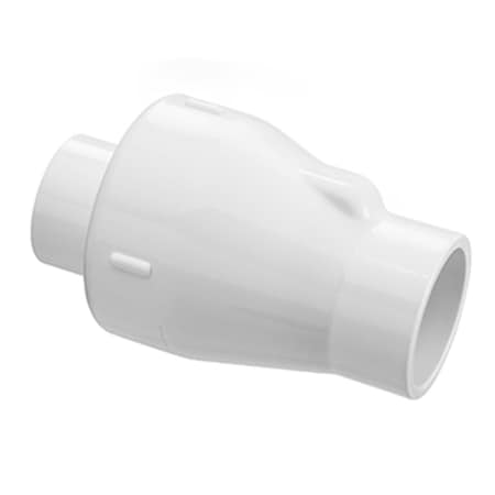Magic Plastics 2 x 2 Slip in. lnline Check Valve Assembly - White 0821-20